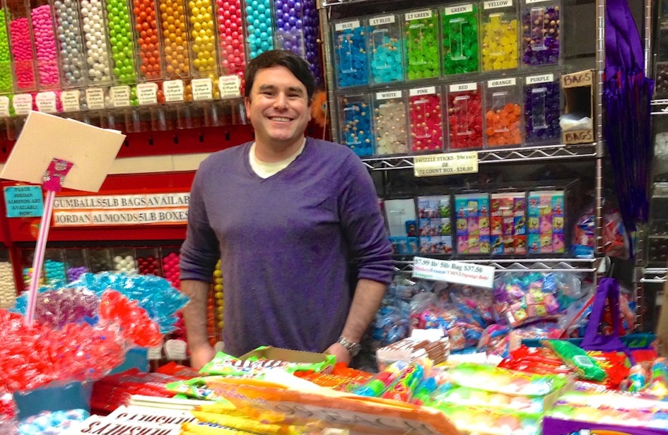 Mitchell Cohen at Economy Candy in New York's Lower East Side. (Debra Nussbaum Cohen)