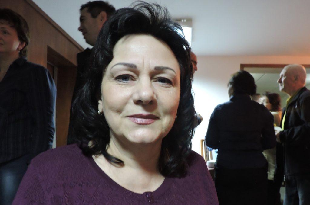 Tatyana Orul, a former television journalist from the embattled eastern Ukrainian city of Donetsk, decided to move to Israel with her husband after bombs dropped near her house last year. (Ben Sales)