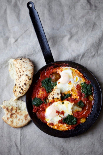 Alon Shaya's braised lamb shakshuka. (Garham Blackall)