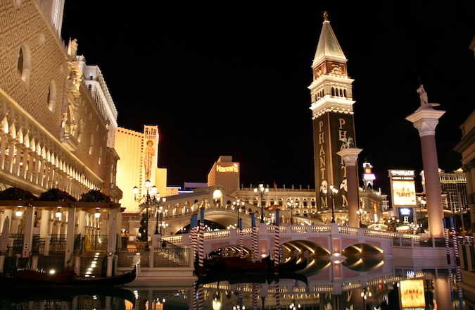 The Venetian hotel and casino was the site of the Republican Jewish Coalition convention. (Wikimedia Commons)