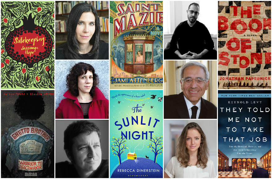 summerreading Author headshots, clockwise from top left Jessmyn Hope, Jonathan Papernick, Reynold Levy, Rebecca Dinerstein (Nina Subin), Julian Voloj and Jami Attenberg (Michael Sharkey). Courtesy of the publisher unless otherwise noted.