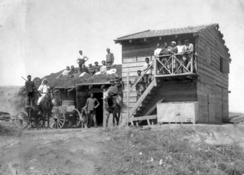 Collectives of European immigrants, soon known as the kibbutz, were an early building block of the Zionist movement. (Courtesy of Yad Yitzhak Ben Zvi)