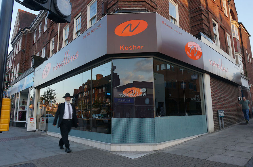 A view of a street in Golders Green, London, on June 19, 2015. (Cnaan Liphshiz)