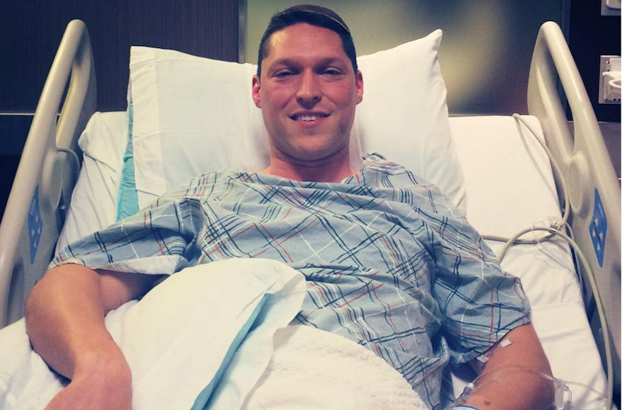 Rabbi Shmuly Yanklowitz donated a kidney to an Israeli stranger on Tuesday. (Facebook)
