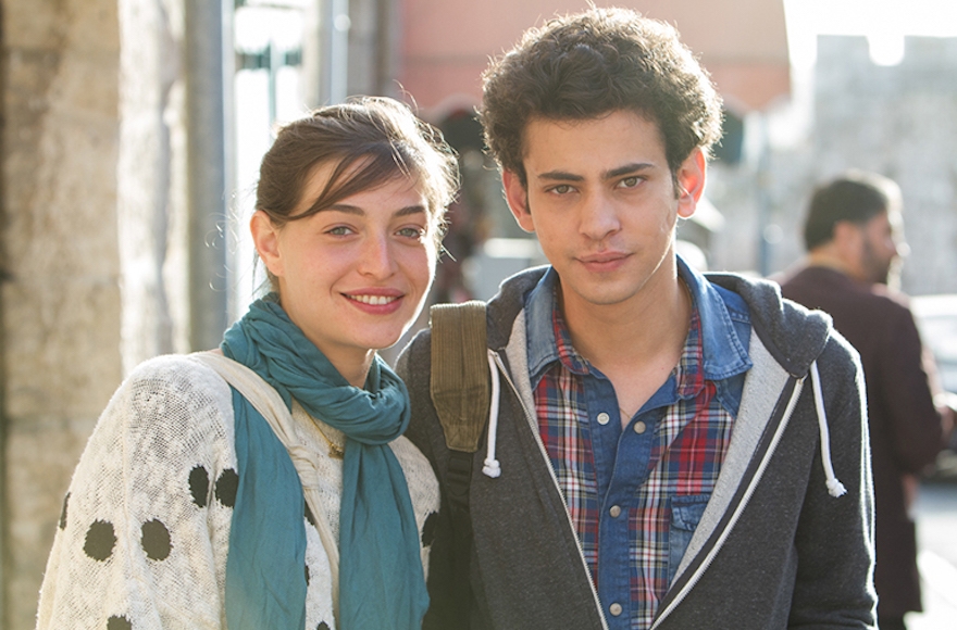 Naomi (Daniel Kitsis) and Eyad (Tawfeek Barhom), the main characters in 