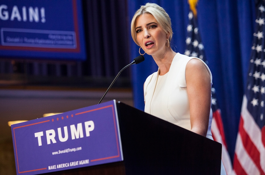 Ivanka Trump arriving to a press event where her father, business mogul Donald Trump, announced his candidacy for the U.S. presidency at Trump Tower on June 16, 2015, in New York City. (Christopher Gregory/Getty Images)