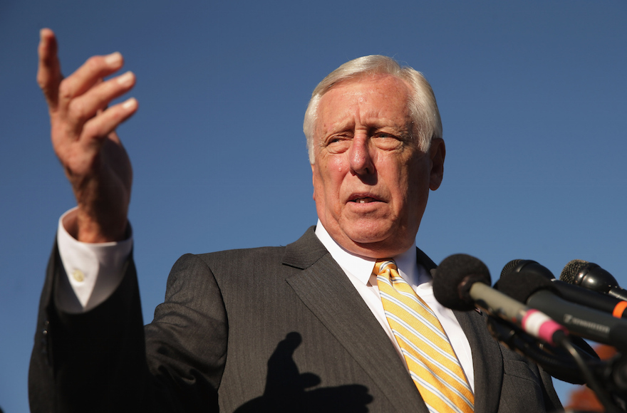Steny Hoyer speaking at a news conference at the U.S. Capitol, November 12, 2014, in Washington, D.C. (Chip Somodevilla/Getty Images)