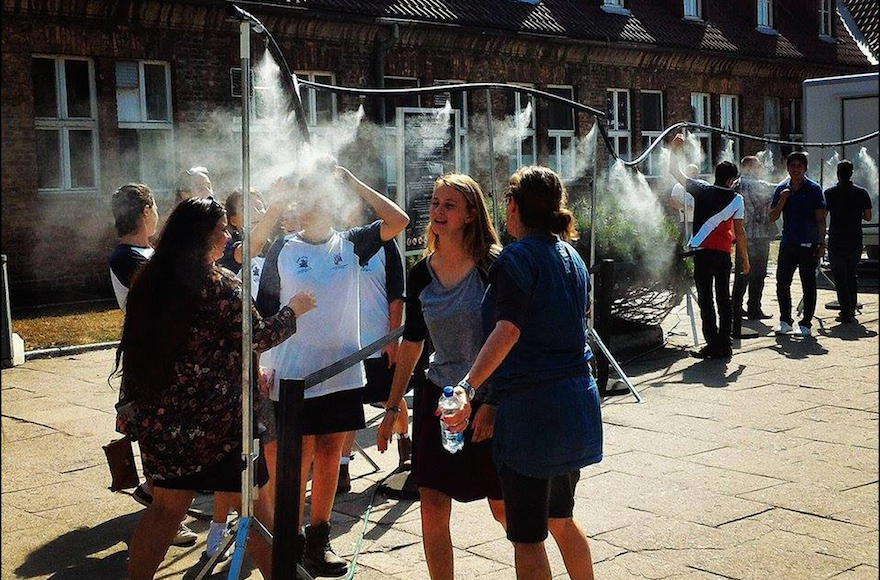 Auschwitz showers