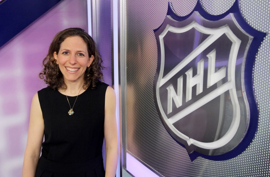 Jessica Berman, a vice president and deputy general counsel for the National Hockey League, says she has a 