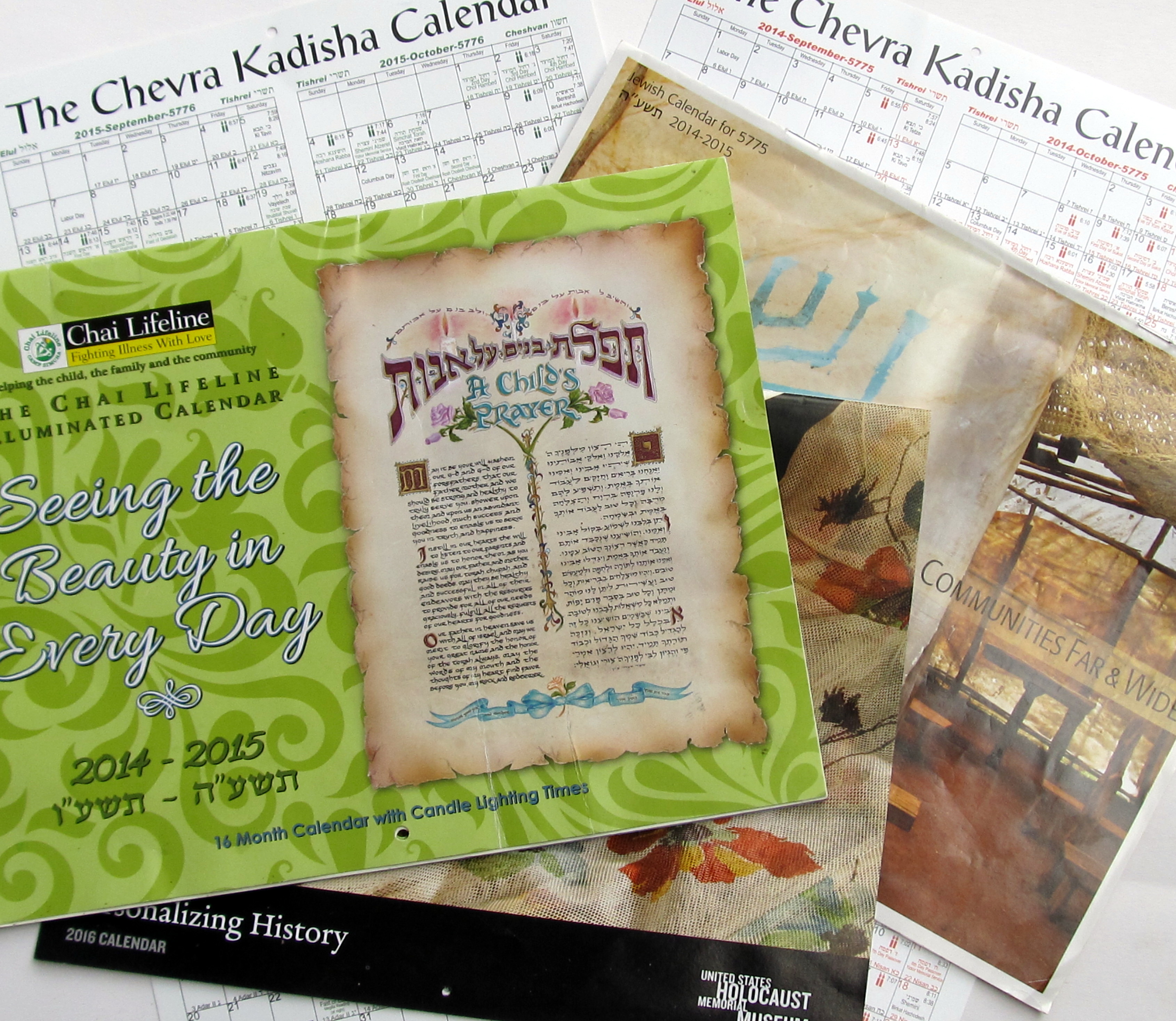 Jewish calendars help keep the community on the same page. (Edmon J. Rodman)