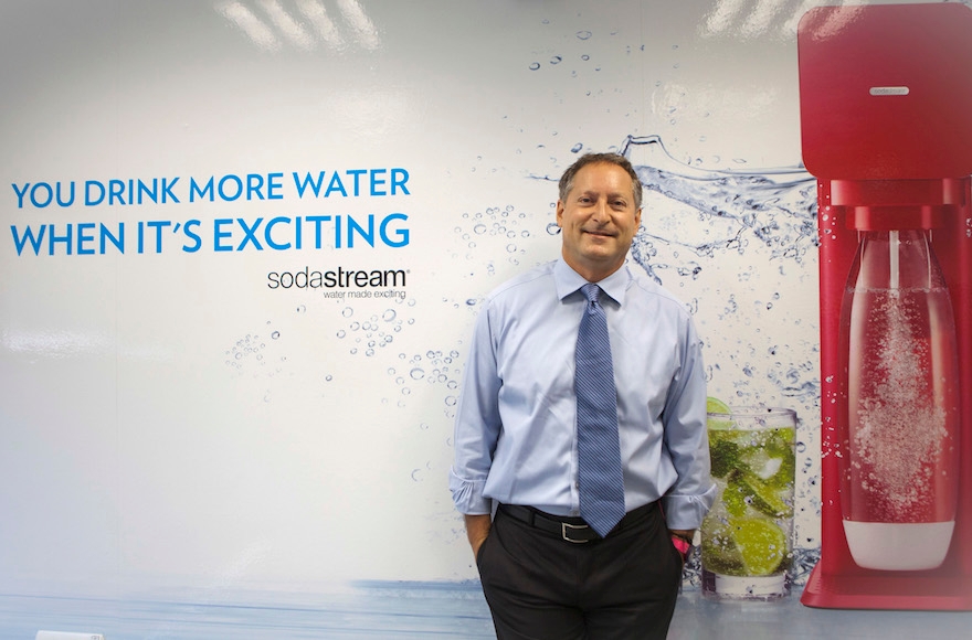 Sodastream CEO Daniel Birnbaum posing for a photograph at the SodaStream factory next to the city of Rahat, Israel. (Dan Balilty/AP Images)