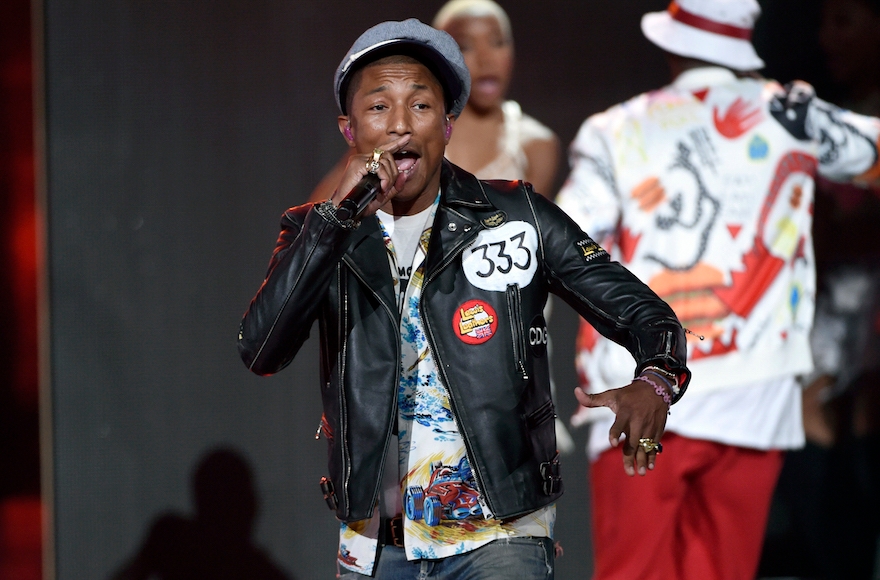 Pharrell Williams performing at the BET Awards at the Microsoft Theater on June 28, 2015, in Los Angeles. (Chris Pizzello/Invision via AP Images)