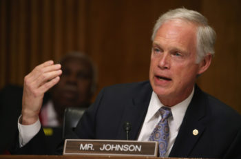 Sen. Ron Johnson, R-Wis., participating in a Senate Foreign Relations Committee hearing on Capitol Hill, March 10, 2015, in Washington, D.C. (Mark Wilson/Getty Images)