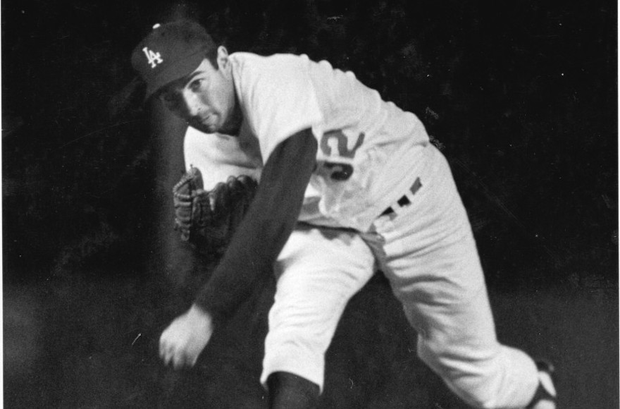 Sandy Koufax, the Brooklyn and Los Angeles Dodger who would not pitch a World Series game on Yom Kippur. (National Baseball Hall of Fame Library)