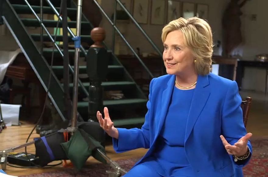Hillary Clinton speaking in an interview with Lena Dunham on Sept. 8, 2015. (LennyLetter.com)