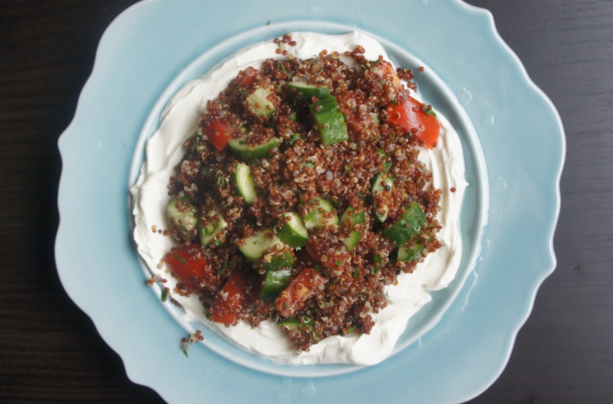 Red quinoa with 