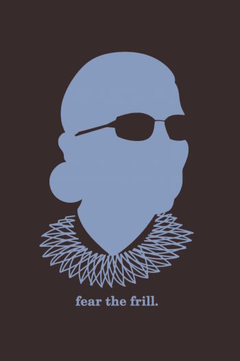 A recent Ruth Bader Ginsburg poster. (Hallie Jay Pope)