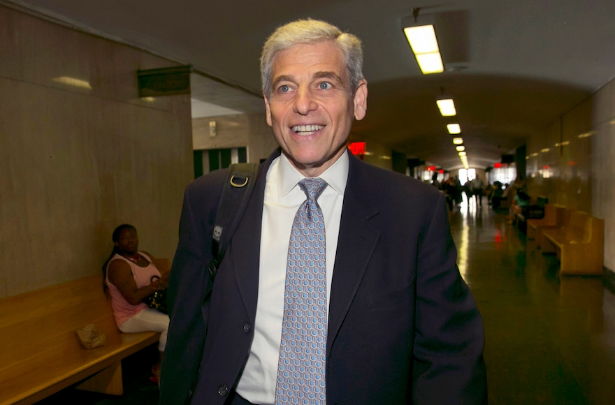 William Rapfogel arriving for his sentencing hearing in New York state Supreme Court, Wednesday July 23, 2014. (Richard Drew/AP Images)