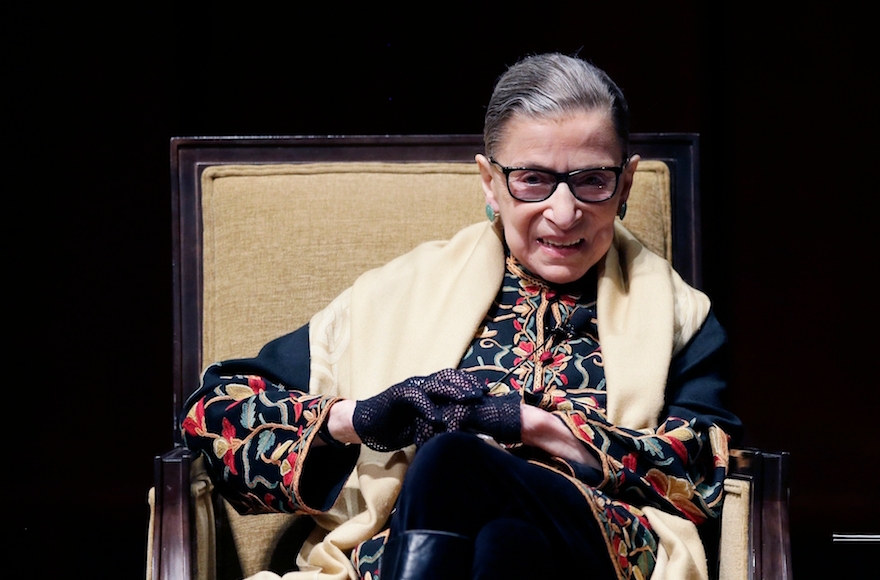 Ruth Bader Ginsburg at the University of Michigan in Ann Arbor, Michigan, Feb. 6, 2015. (Carlos Osorio/AP Images) 