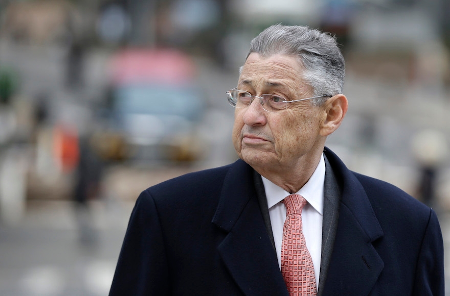 Former New York Assembly Speaker Sheldon Silver arriving at the courthouse in New York, Nov. 24, 2015. (Seth Wenig/AP Images)