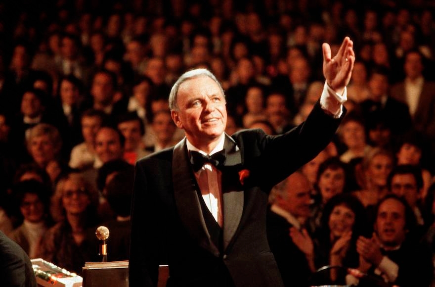 Frank Sinatra performing at Royal Albert Hall in London, Sept. 1, 1980. (David Redfern/Redferns/Getty Images)