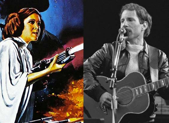 That Time Princess Leia Married Paul Simon