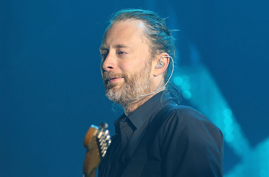 Thom Yorke performing with Radiohead in Sydney, Australia, Nov. 12, 2012. (Mark Metcalfe/Getty Images)