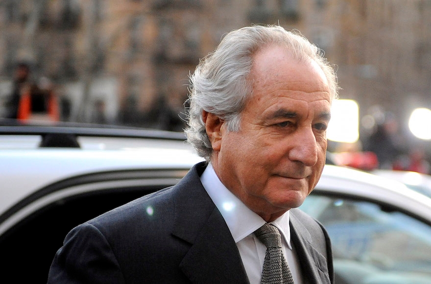 Bernard Madoff arriving at Manhattan Federal court, March 12, 2009. (Stephen Chernin/Getty Images)