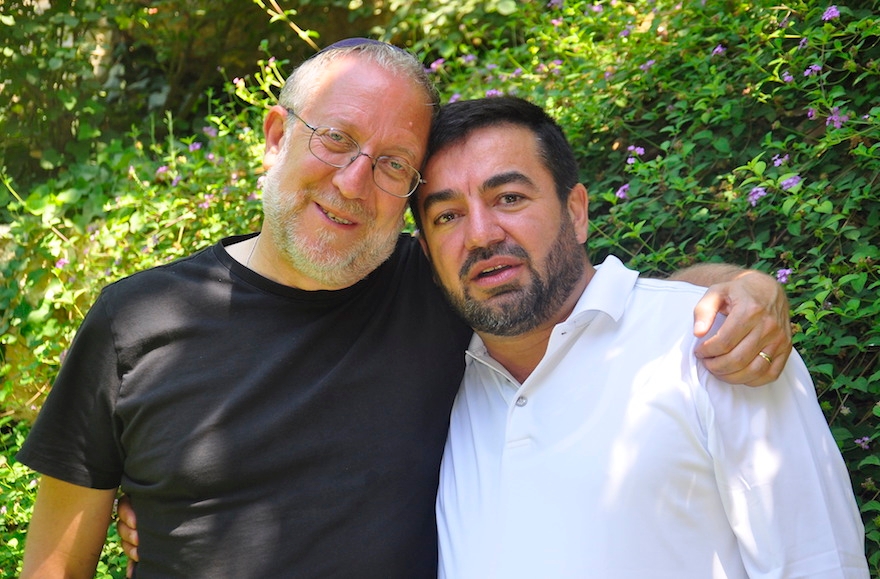 Yossi Klein Halevy, left, and Abdullah Antepli are co-directors of the Muslim Leadership Initiative. (Netanel Tobias / Shalom Hartman Institute)