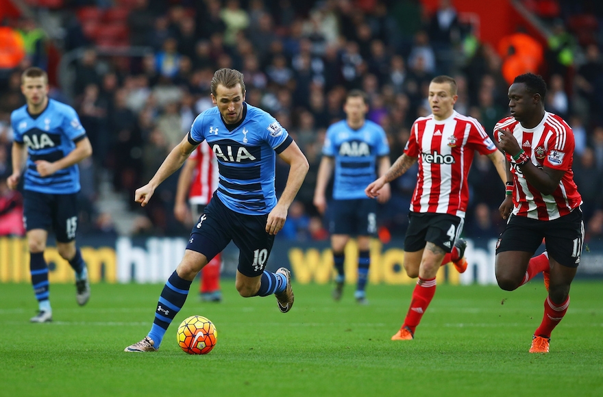 A scene from the match between Southampton F.C. and Tottenham Hotspur in Southampton, England, Dec. 19, 2015. (Charlie Crowhurst/Getty Images)