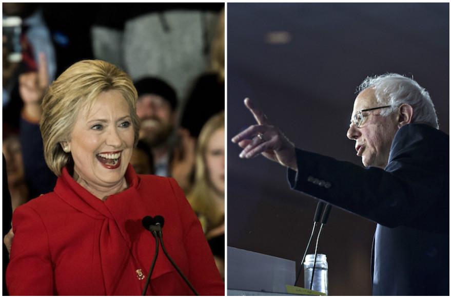 Hillary Rodham Clinton, left, and Bernie Sanders (Getty Images)