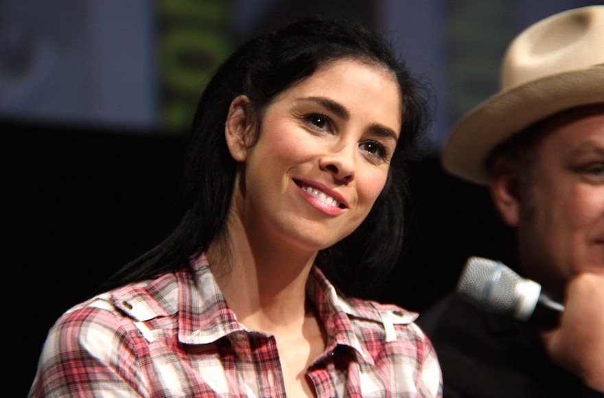 Sarah Silverman speaking at the 2012 San Diego Comic-Con. (Gage Skidmore/Wikimedia Commons)