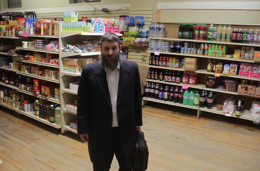 Postville, Iowa's Chabad emissary Aron Schimmel says that the town's Jewish community shrunk significantly in size after the Rubashkin scandal. (Jake Tapper)