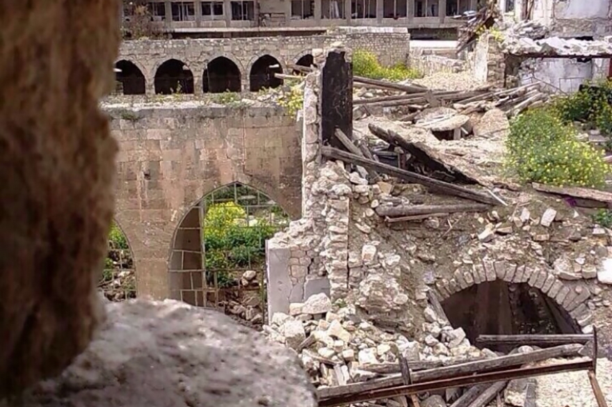 The Central Synagogue of Aleppo in January 2016. (Courtesy of Moti Kahana)