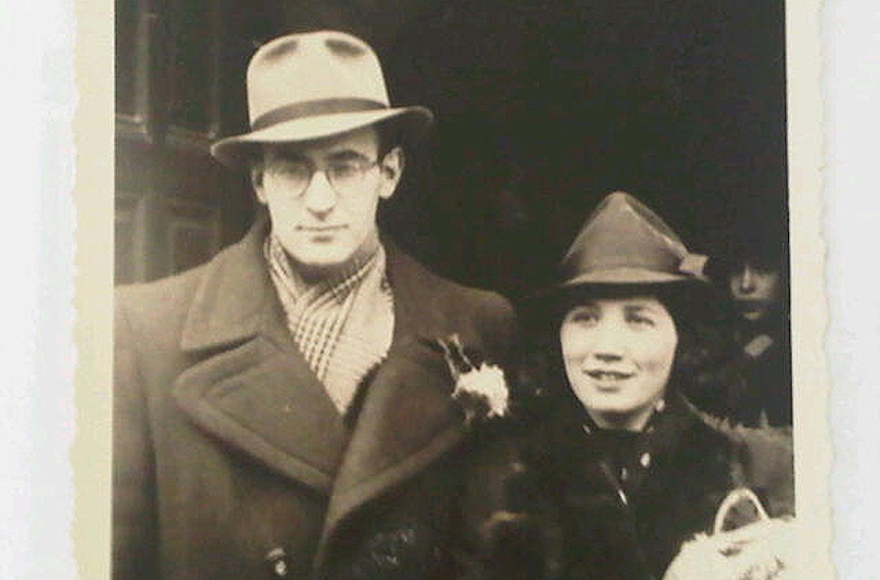 Louis and Flora Barzelay photographed in Amsterdam, May 31, 1942. (Courtesy of Stans Barzelay)