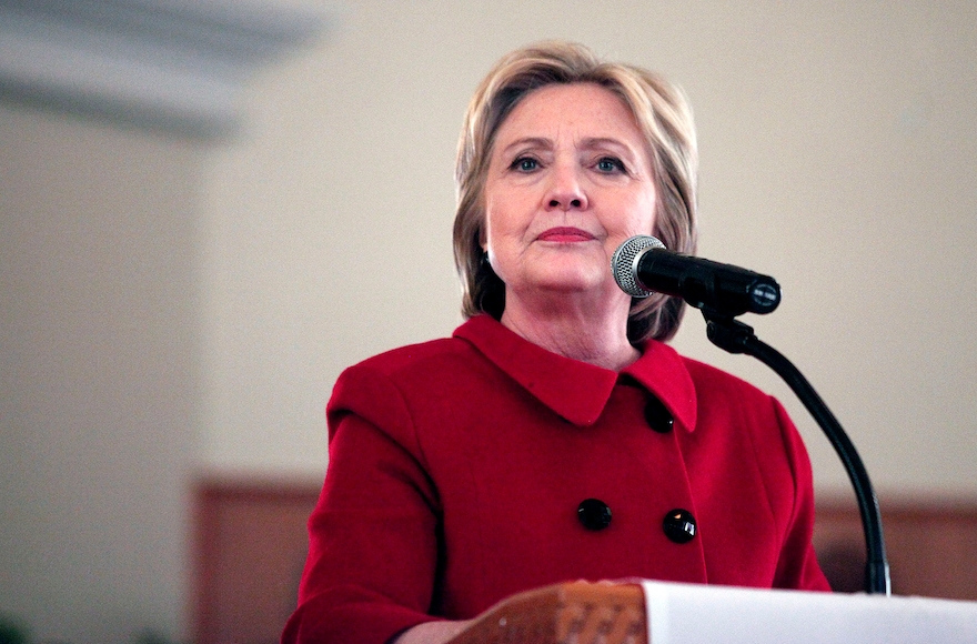 Hillary Clinton speaking at a Baptist church in Detroit, Michigan, March 6, 2016. (Bill Pugliano/Getty Images)