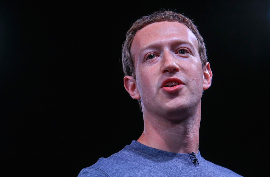 Mark Zuckerberg speaking at the Samsung Electronics Co. Unpacked launch event ahead of the Mobile World Congress in Barcelona, Spain, Feb. 21, 2016. Mobile (Pau Barrena/Bloomberg)