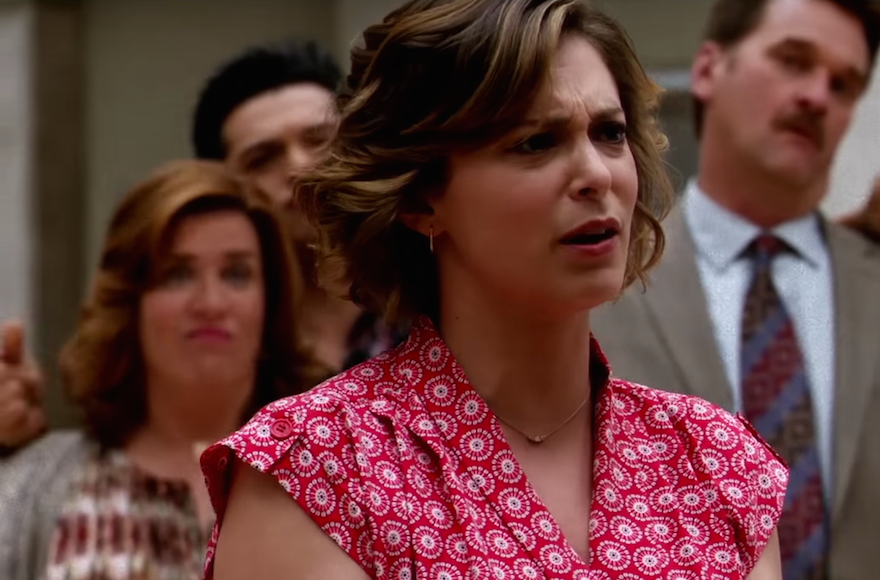 Rebecca Bunch (Rachel Bloom) faces off with her frenemy in a