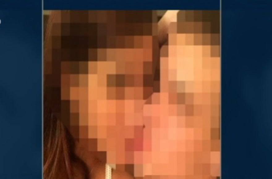 The army sent a draft notice to a Haredi man man based on a Facebook photo of him kissing a woman, saying his request for a deferment based on religious observance was a ruse, Channel 10 reported. (Screenshot from Channel 10)