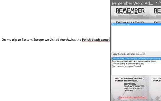 Auschwitz Sets the Record Straight With This New "Polish Death Camp" Plug-In