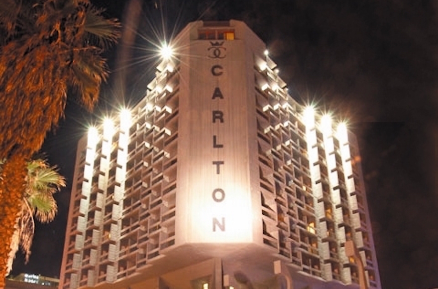 The Carlton hotel in Tel Aviv (Twitter)