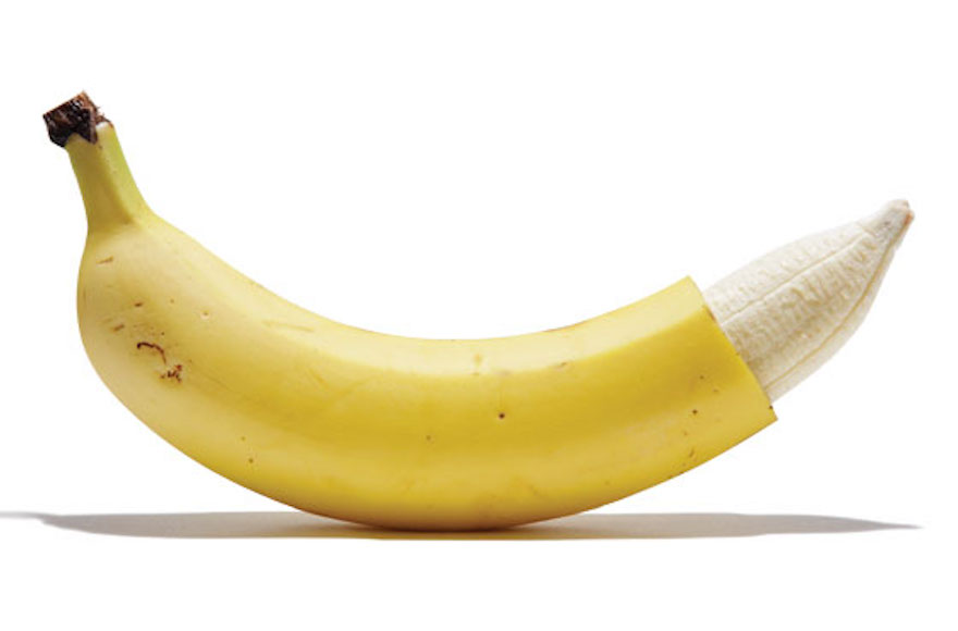 New York magazine going with a peeled banana in an article in defense of the bris. (Screenshot)