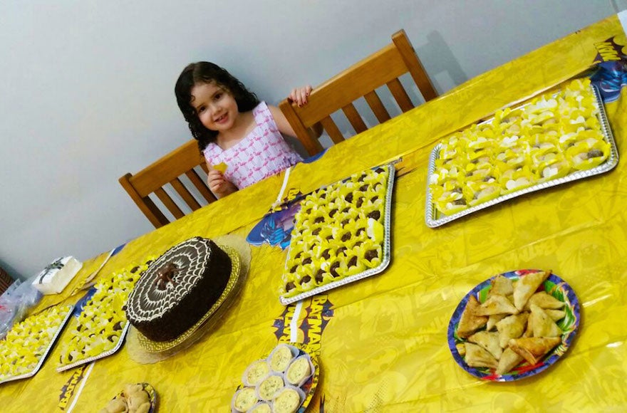 Charlotte Fridman celebrated her birthday at a modest party at her family's home near the Copacabana neighborhood. (Courtesy of Aline Fridman)