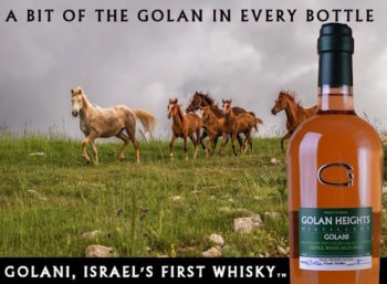 The Golan Heights Distillery is the first whiskey to be bottled and sold in Israel. (Courtesy of the Golan Heights Distillery)