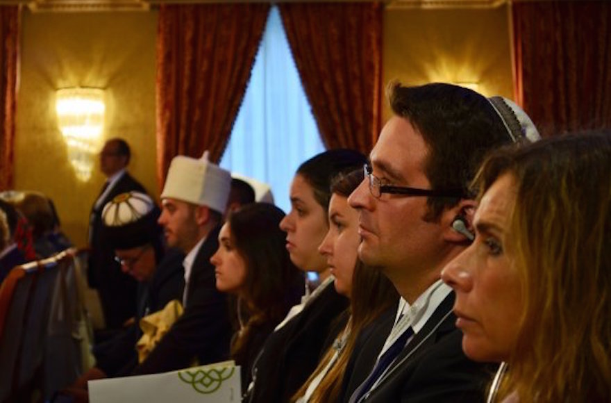 Clergy from around the world attending the opening of the Interfaith Conference in Peja, Kosovo, May 2015. (Marc Perry )