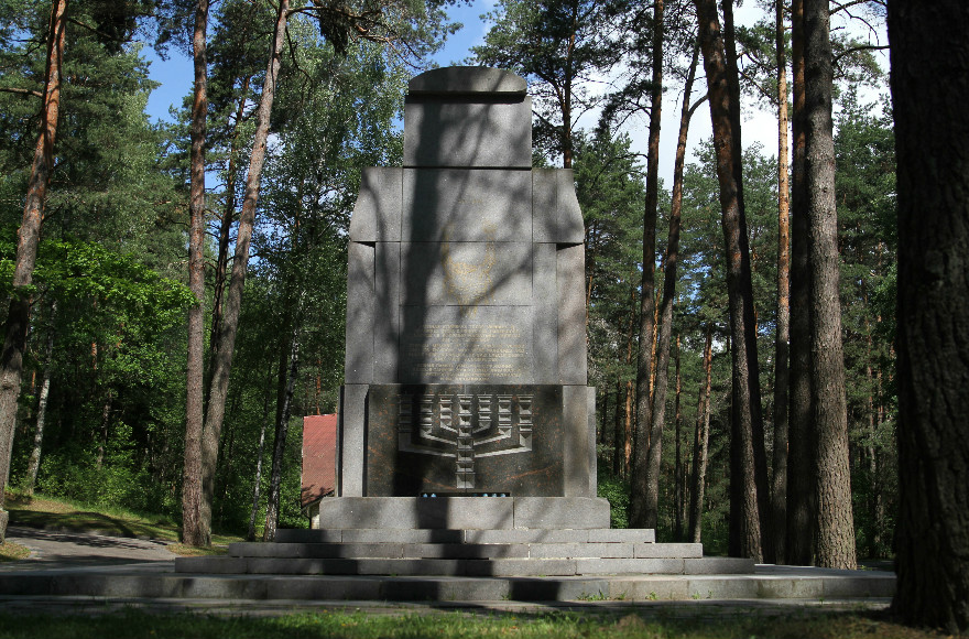 The Holocaust memorial in the Ponar forest near Vilnius, Lithuania. (Photo/Ezra Wolfinger, Nova)