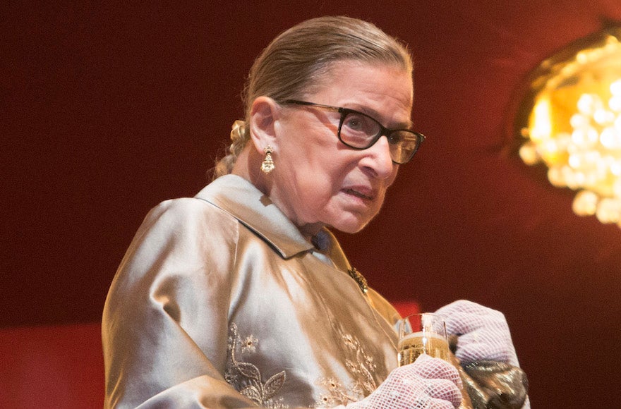 Supreme Court Justice Ruth Bader Ginsburg at The Kennedy Center Honors in Washington, D.C., Dec. 6, 2015. (Chris Kleponis/AFP/Getty Images)