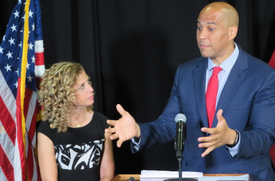 Sen. Cory Booker, D-N.J., speaks out against what he calls the 