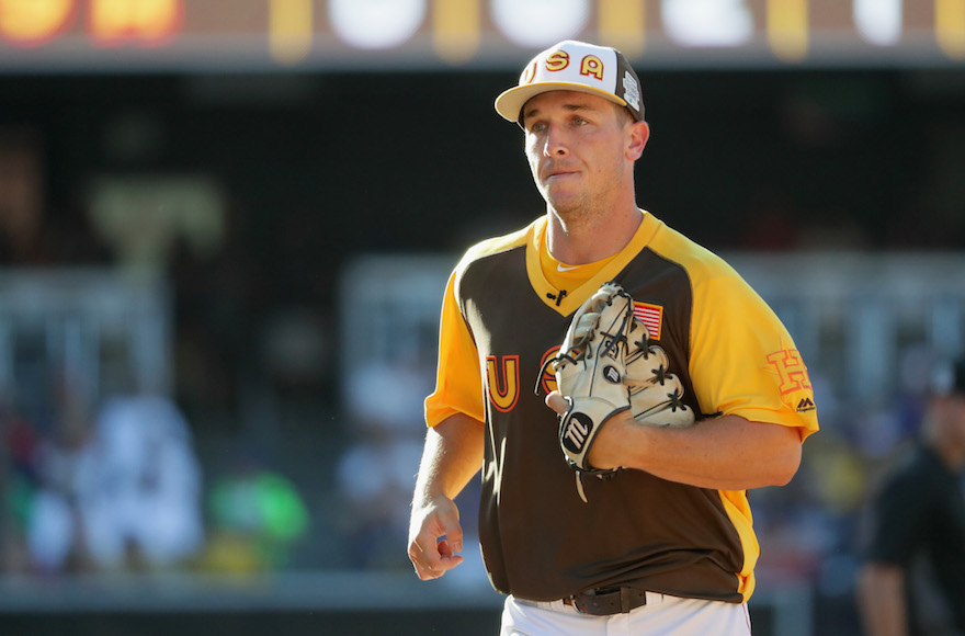 Alex Bregman of the Houston Astros playing in the SiriusXM All-Star Futures Game at Petco Park in San Diego, July 10, 2016. (Sean M. Haffey/Getty Images)