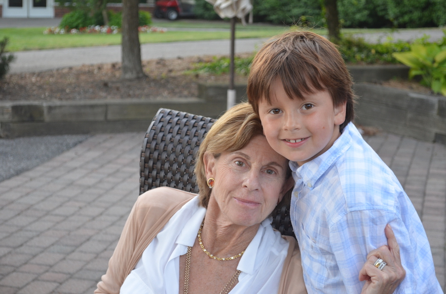 Ryan Levine with his grandmother, Jackie Bercu (Courtesy Lisa Bercu Levine)